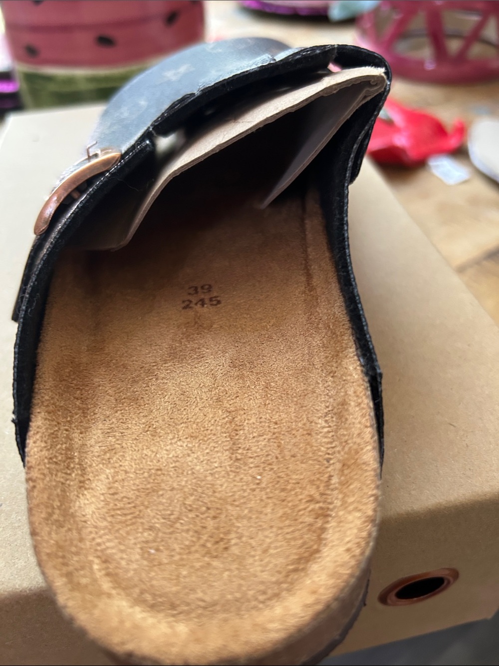 Monogram Brown Slip-On Clog Mules look great and great quality NWOT - Picture 7 of 9